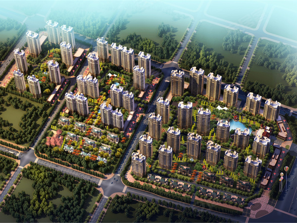 恒大御景湾楼盘建筑物外景