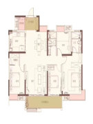 淮安建华玖珑湾户型图,房型图,平面布置图,建华玖珑湾
