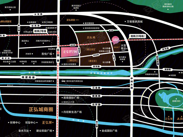 正弘智空间楼盘区位规划