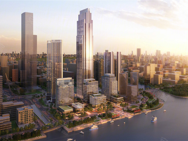 广州幸福中心楼盘建筑物外景
