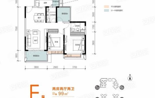 99平户型图