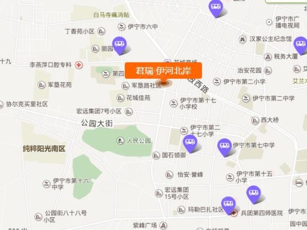 伊宁市君瑞·伊河北岸房价,楼盘户型,周边配套,交通地图,伊宁市伊宁市