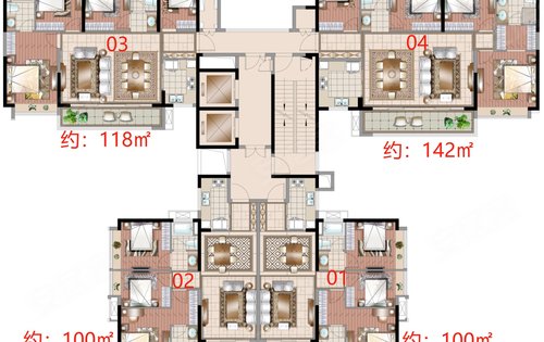 金地香山湖动态:金地香山湖户型图-广州安居客