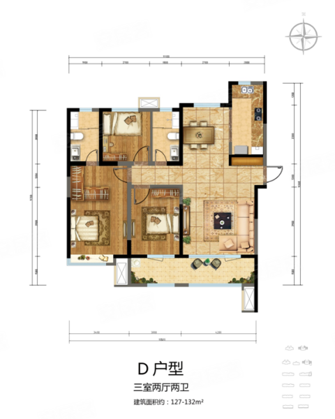 保利茉莉公馆户型图