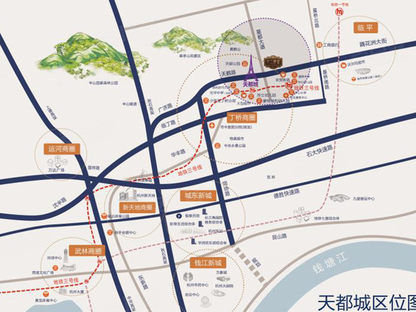 天都城天熙公馆楼盘区位规划