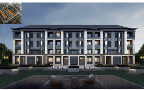 新中式建筑风格彰显大家大宅雍容之感.庑殿设计堪称东方建筑美学之尊.