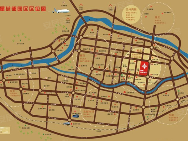 兰州国家高新区总部经济示范园区房价,楼盘户型,周边配套,交通地图