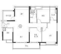 保利茉莉公馆户型图