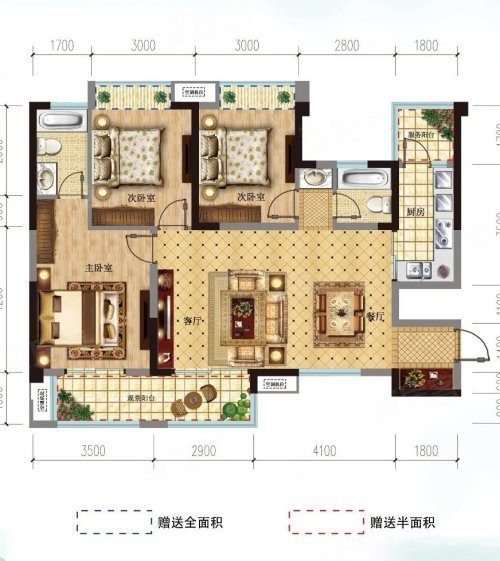 广安楼盘 广安区楼盘 名门公馆 南 户型图