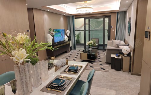 亚运城天珑one125㎡大四房样板间实拍,满满的归家仪式感,彰显主人尊崇