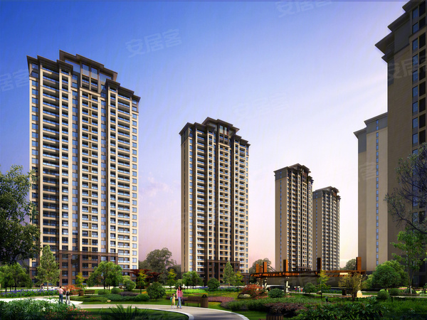富金湖壹号楼盘建筑物外景