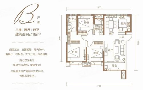 保利领秀山十区户型图