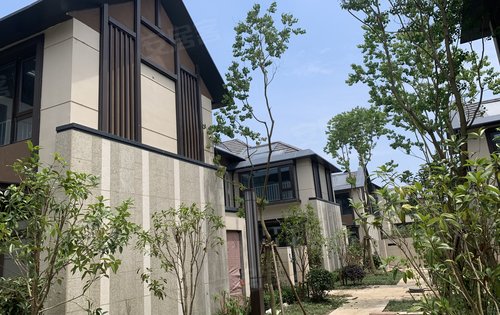 东滩花园动态:合院别墅138平米,150平米户型施工进度-上海安居客