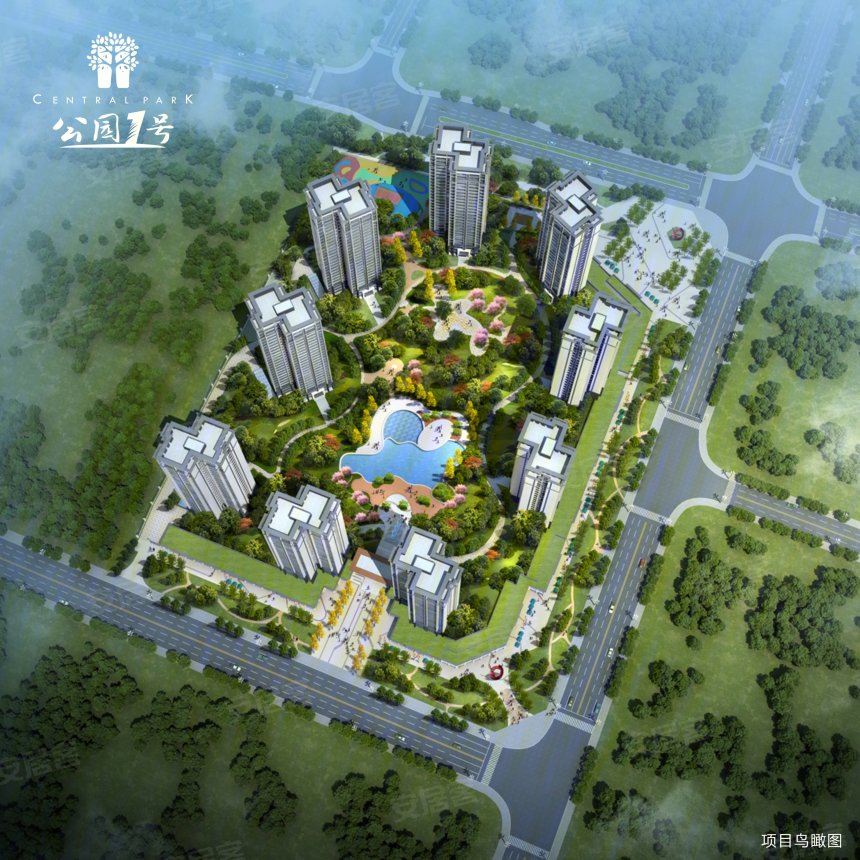 公园1号丨紫月湖公园旁,舒适景观住宅_广安_楼盘评测_安居客