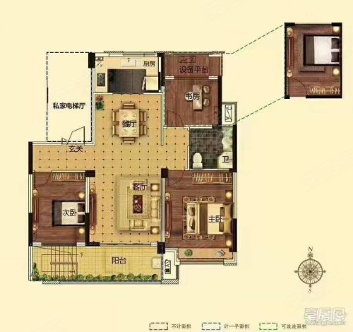 远大中国府玖珑府户型图