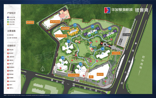 华发琴澳新城四季峰景动态:十字门琴澳新城银景湾俯瞰图-珠海安居客