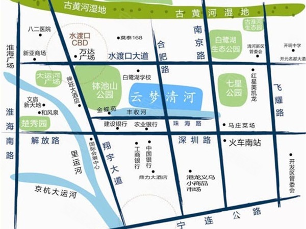 云梦清河国际社区,淮安云梦清河国际社区房价,楼盘户型,周边配套,交通