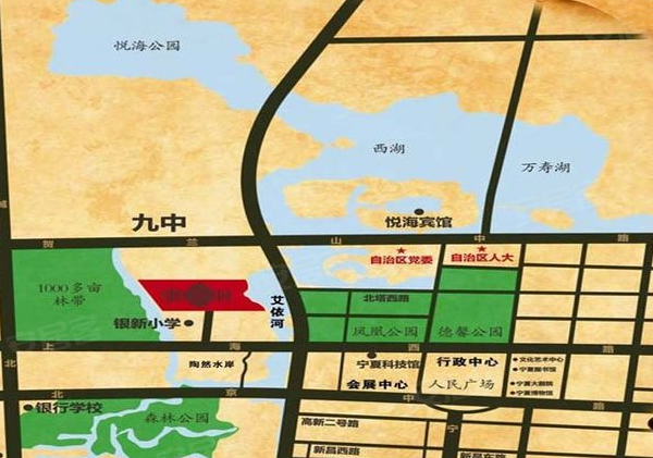 云澜湾,银川云澜湾房价,楼盘户型,周边配套,交通地图