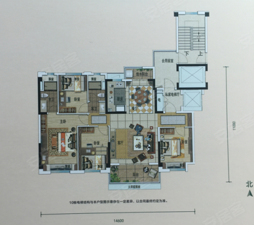 钟祥楼盘 郢中楼盘 碧桂园翡翠公馆 南                      户型图