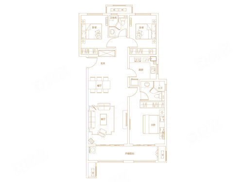 建业盛悦府户型图