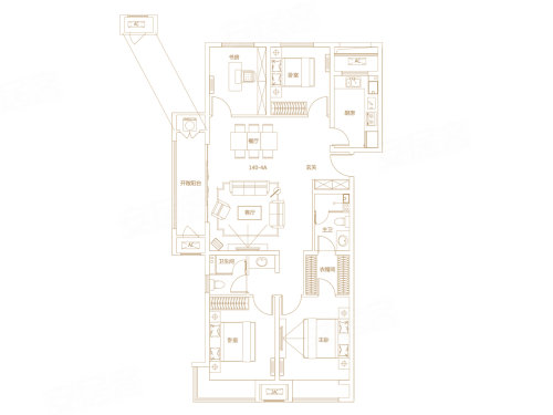 建业盛悦府户型图