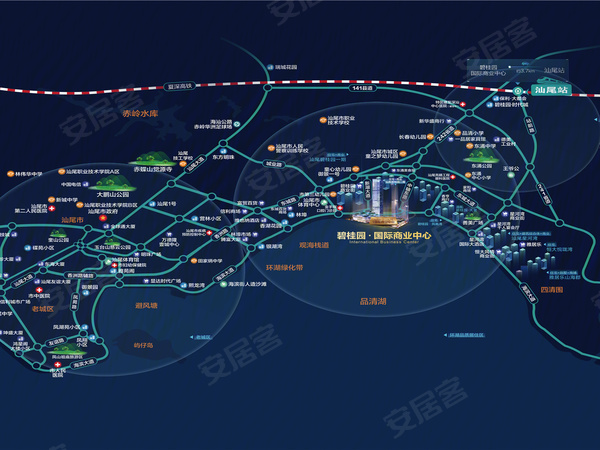 碧桂园国际商业中心楼盘区位规划