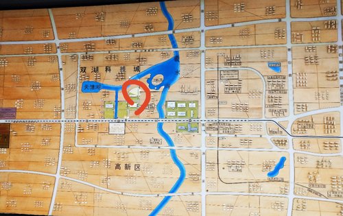 万科城湖心岛区位图