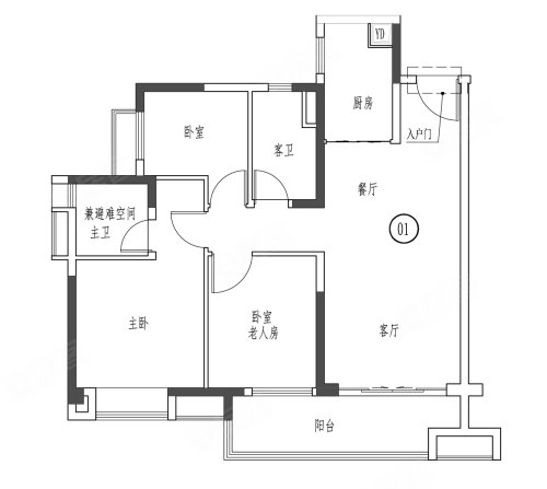 保利茉莉公馆户型图