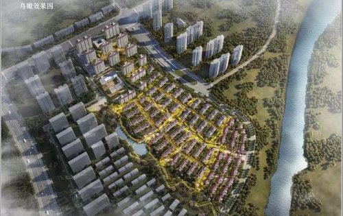 建杭·国风澜园动态:小区整体的效果图,真不错-衢州安居客