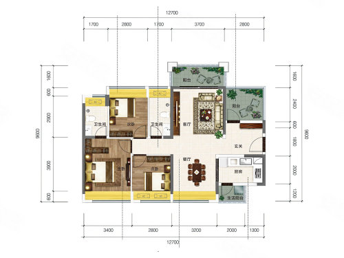 龙光天禧户型图