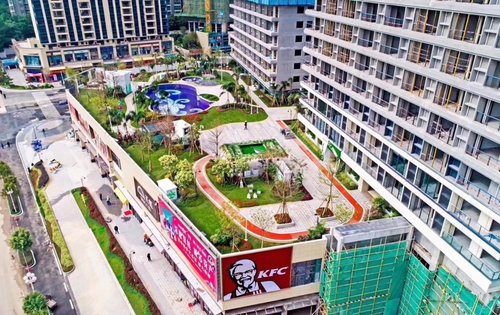 自带商业综合体的空中花园