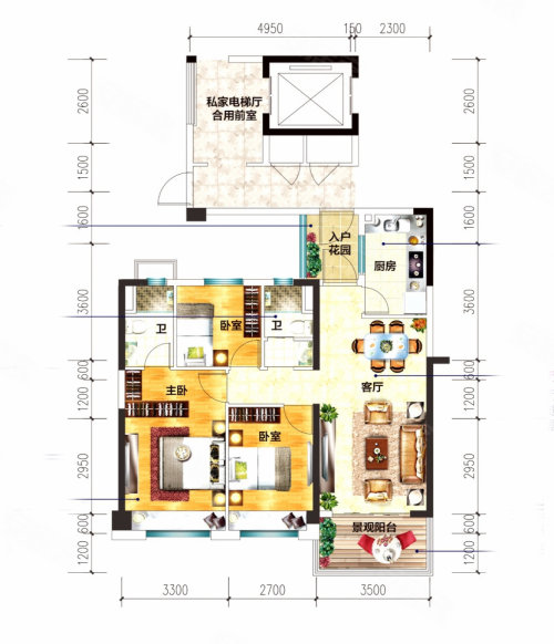 碧桂园山河郡户型图