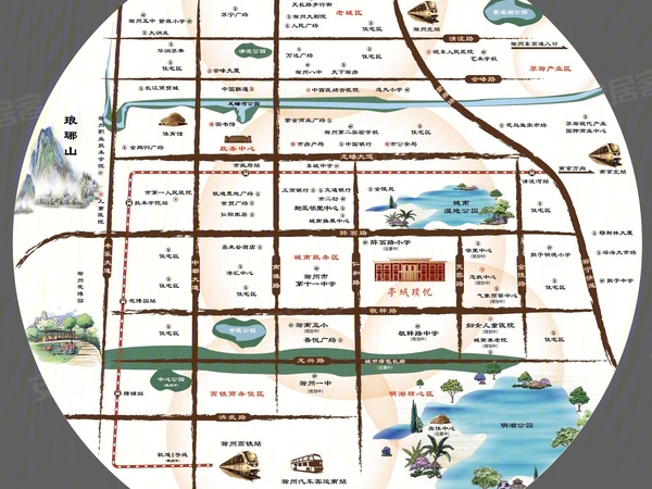 亭城璞悦,滁州亭城璞悦房价,楼盘户型,周边配套,交通