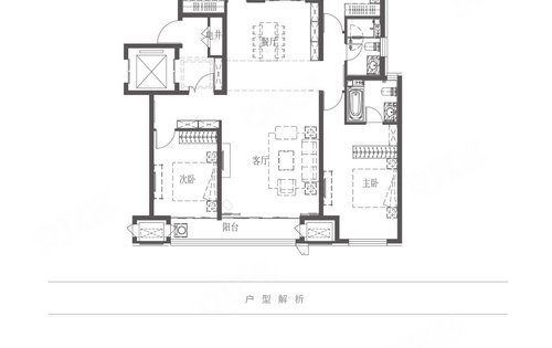 紫樾华庭动态:洋房户型图!-保定安居客