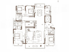 郑州正弘臻筑户型图,房型图,平面布置图,正弘臻筑原始