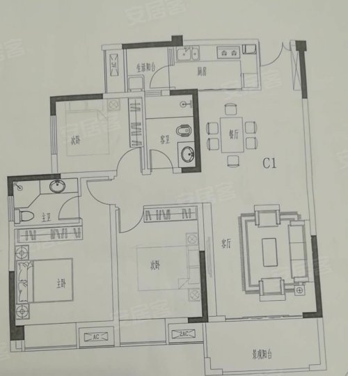 御林华府户型图