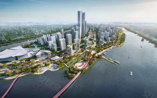 横沥岛城市规划效果图,岛上项目铂玥明珠one正接受诚意登记,欢迎看房.