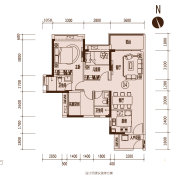 越秀滨海御城户型图