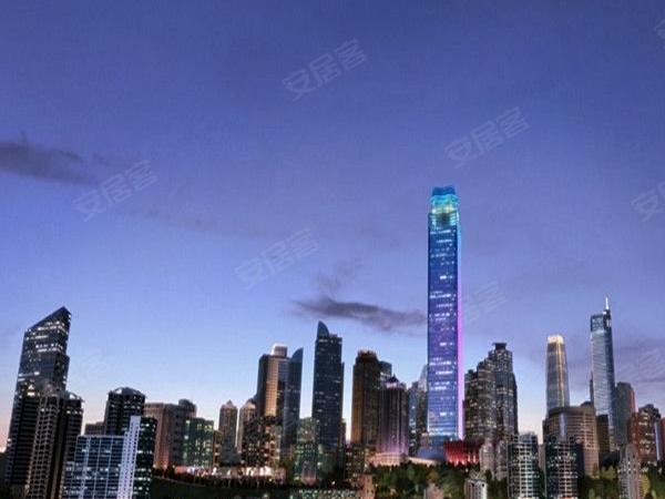 重庆环球金融中心楼盘现场环境