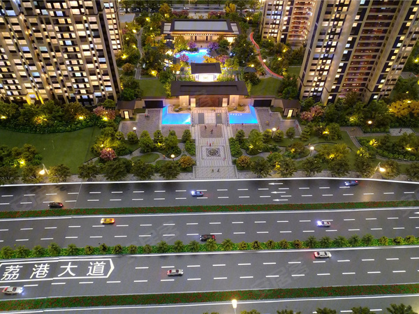 建发央著规划沙盘