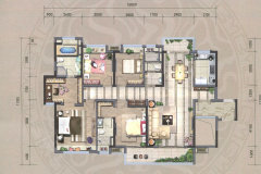 金地天河公馆户型图
