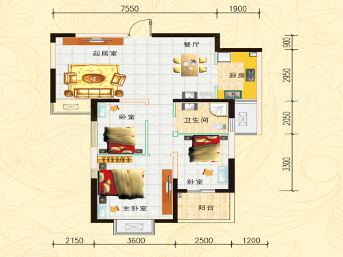 西岸国际花园户型图