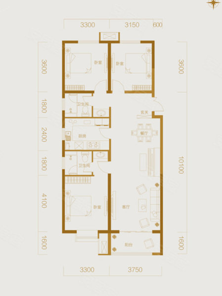 太原国奥城户型图
