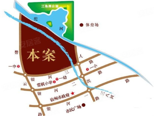 上河城,宿州上河城房价,楼盘户型,周边配套,交通地图,埇桥区银河三路