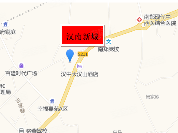 汉南新城,汉中汉南新城房价,楼盘户型,周边配套,交通地图,南郑大道