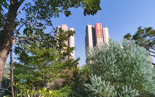 朱村 叠溪花园,实拍小区环境