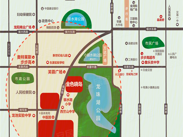 常德御城·金色晓岛房价,楼盘户型,周边配套,交通地图,汉寿县芙蓉中路