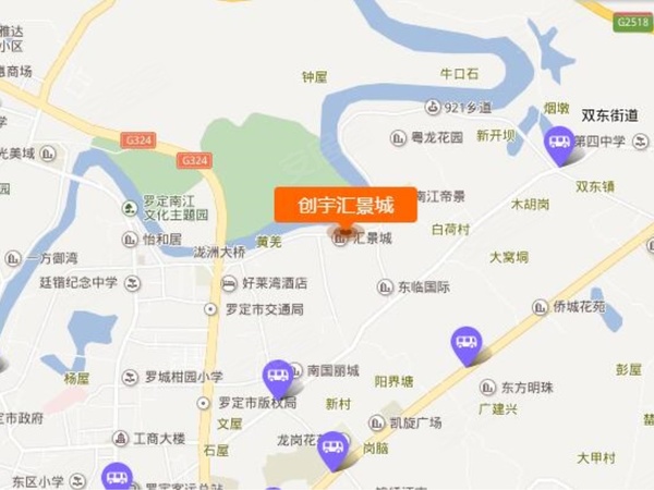 创宇汇景城,罗定市创宇汇景城房价,楼盘户型,周边配套,交通地图,罗定