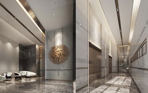 小区双入户大堂设计展示