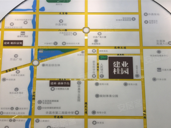 建业桂园,许昌建业桂园房价,楼盘户型,周边配套,交通地图,长葛市魏武